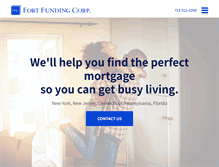 Tablet Screenshot of fortfunding.com